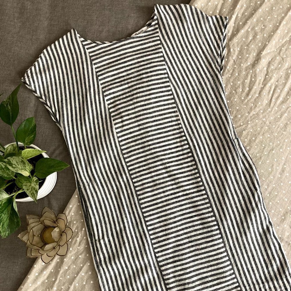 Madewell | Stripe-Play Buttoned Dress